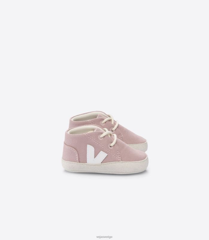 skor JP4FL405 barn Veja baby canvas babe vit