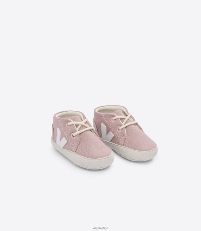 skor JP4FL405 barn Veja baby canvas babe vit