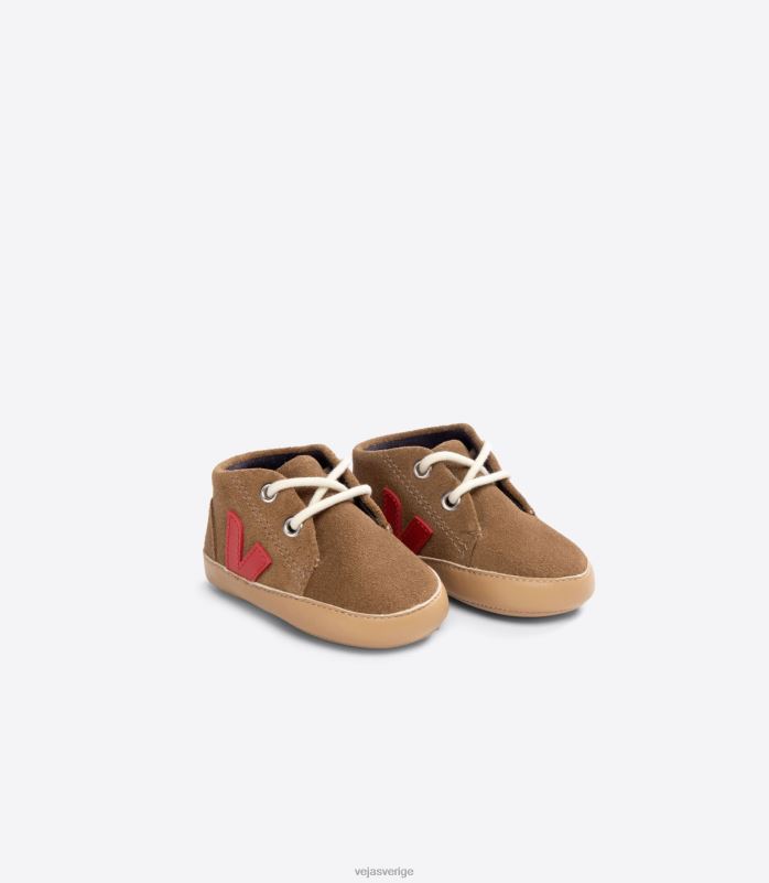 skor JP4FL406 barn Veja baby mocka brun pekin