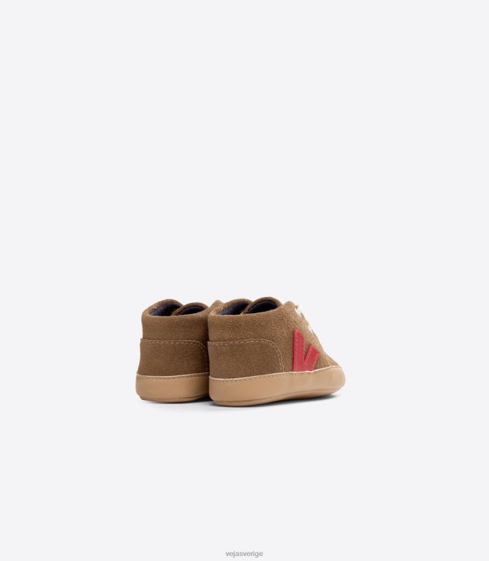 skor JP4FL406 barn Veja baby mocka brun pekin