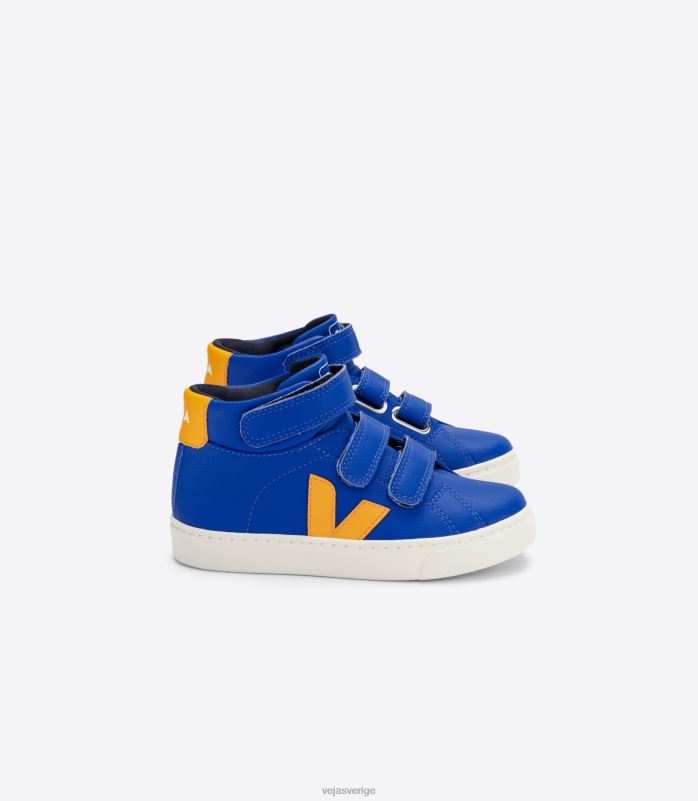 skor JP4FL316 barn Veja esplar mid kromfritt läder paros ouro
