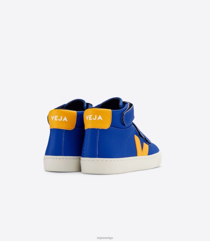 skor JP4FL316 barn Veja esplar mid kromfritt läder paros ouro