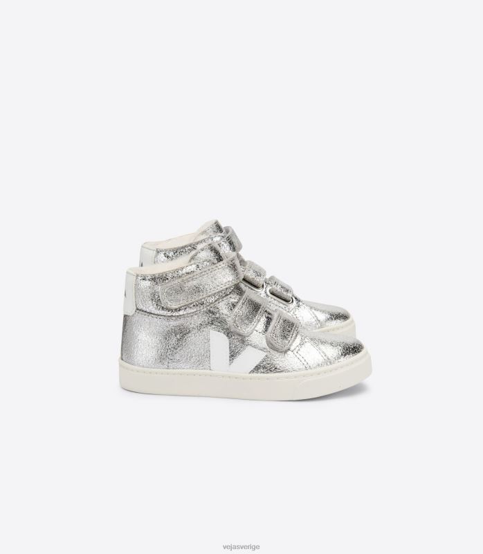 skor JP4FL318 barn Veja esplar mid fured silvervit