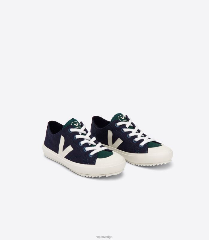 skor JP4FL398 barn Veja flip canvas multico marin