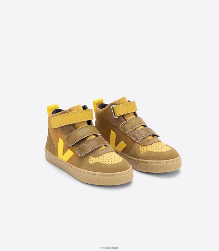 skor JP4FL345 barn Veja v-10 mid mocka multico camel tonic