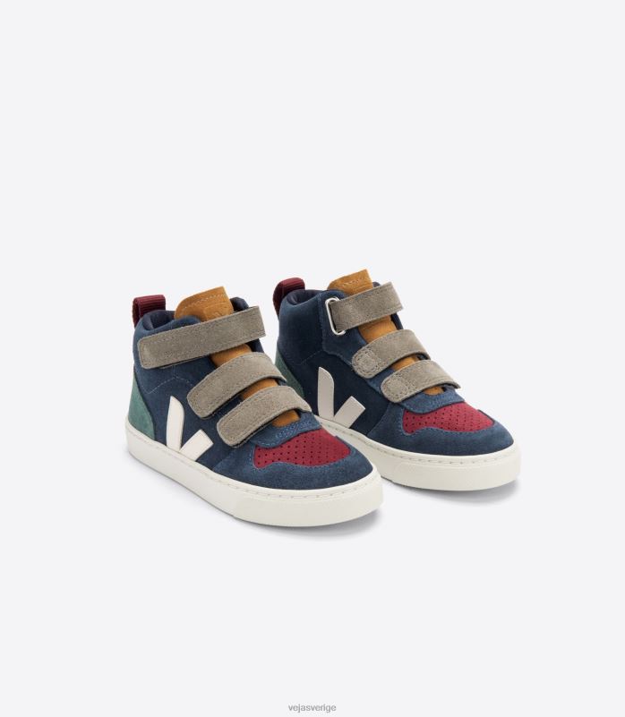 skor JP4FL349 barn Veja v-10 mid mocka multico nautico cyprus