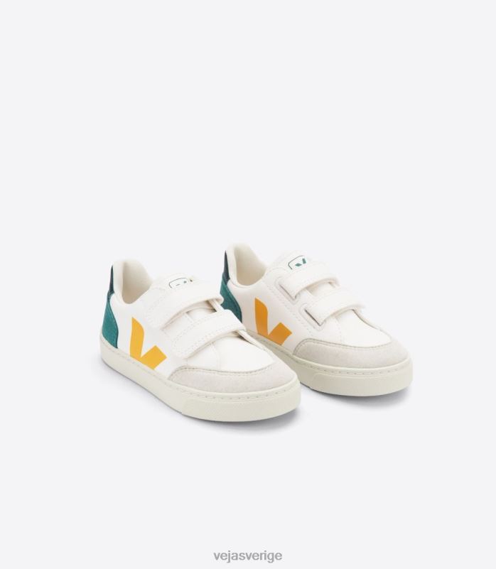 skor JP4FL308 barn Veja v-12 kromfritt läder multico brittany