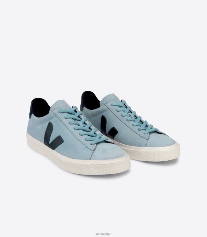 skor JP4FL224 kvinnor Veja campo nubuck stål nautico