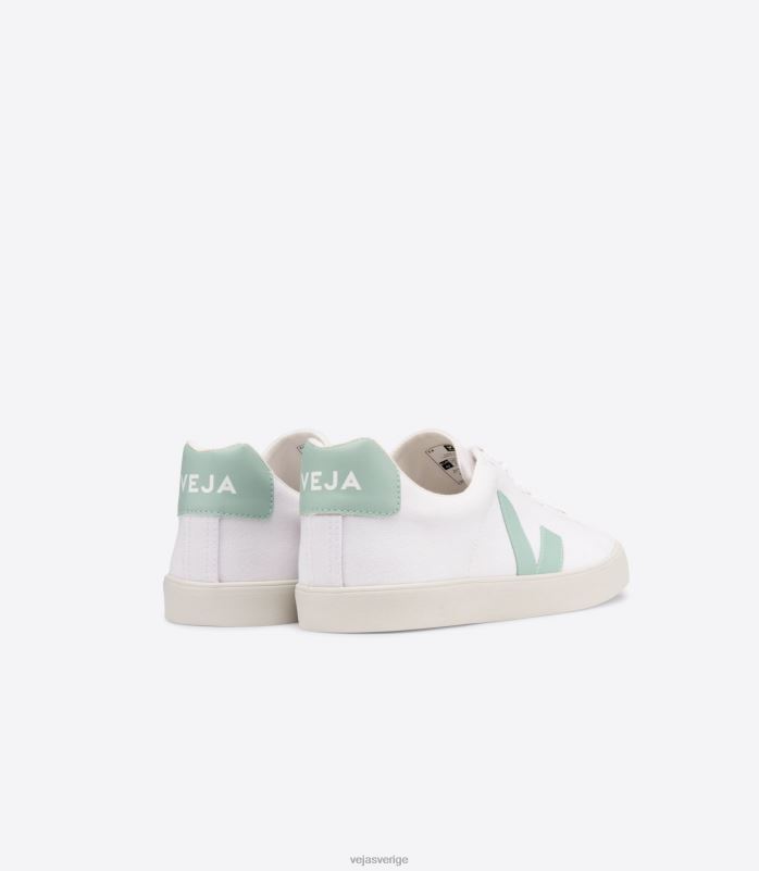skor JP4FL244 kvinnor Veja esplar se canvas vit matcha