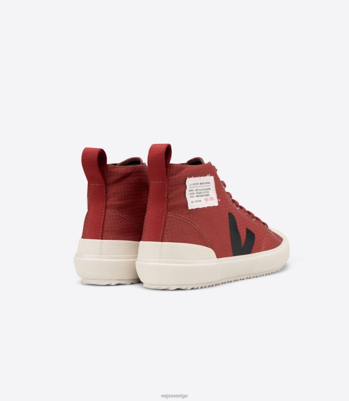 skor JP4FL289 kvinnor Veja nova hl ripstop rouille svart