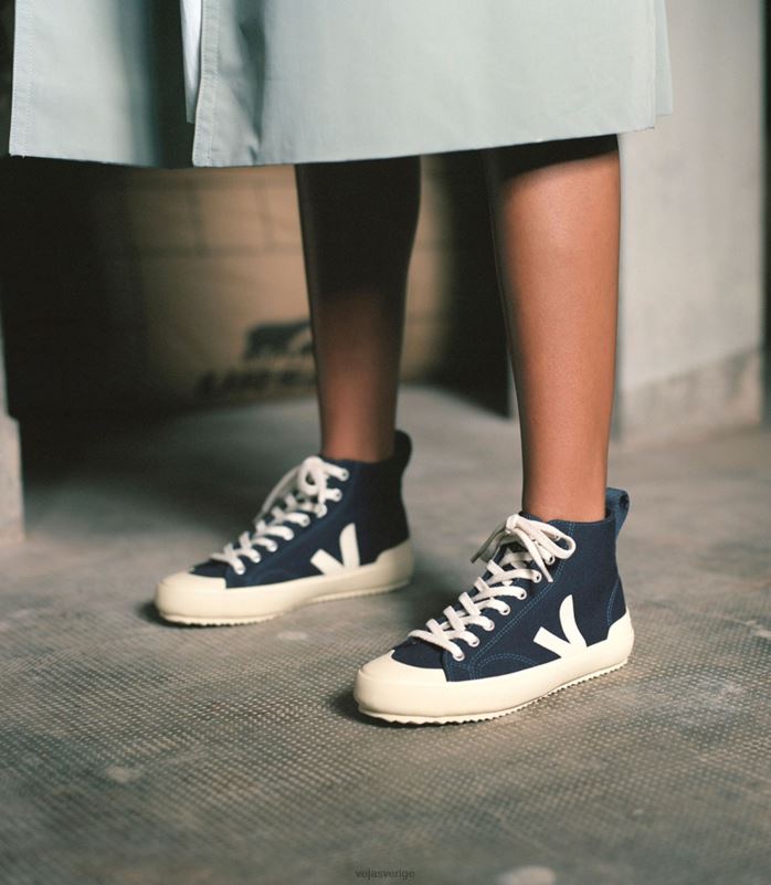 skor JP4FL291 kvinnor Veja nova ht canvas nautico smörsula