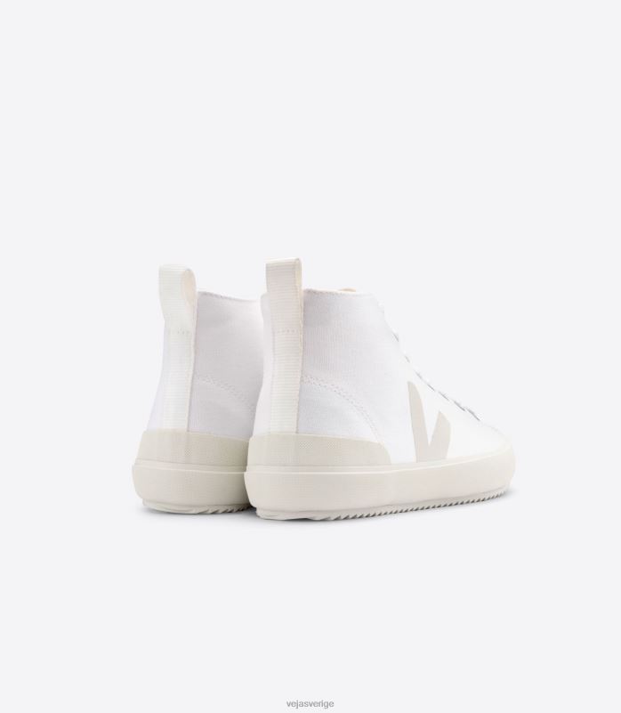 skor JP4FL292 kvinnor Veja nova ht canvas vit pierre