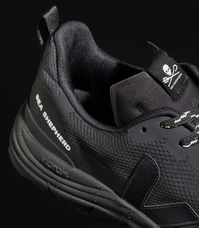 skor JP4FL256 kvinnor Veja X dekkan sea shepherd svart