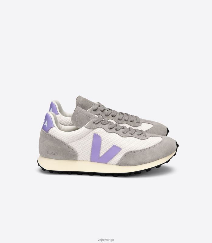 skor JP4FL248 kvinnor Veja rio branco hexamesh grus lavande