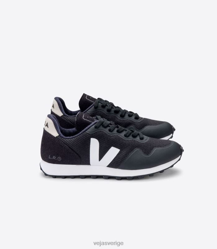 skor JP4FL266 kvinnor Veja sdu rt b-mesh svart vit natur