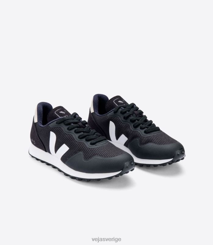 skor JP4FL266 kvinnor Veja sdu rt b-mesh svart vit natur