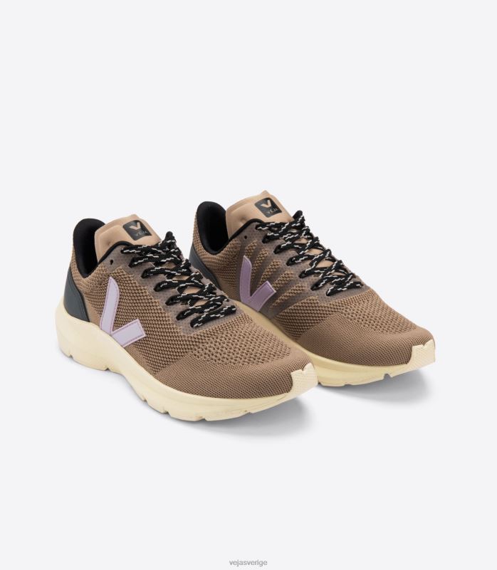 skor JP4FL281 kvinnor Veja marlin v-sticka nero parme