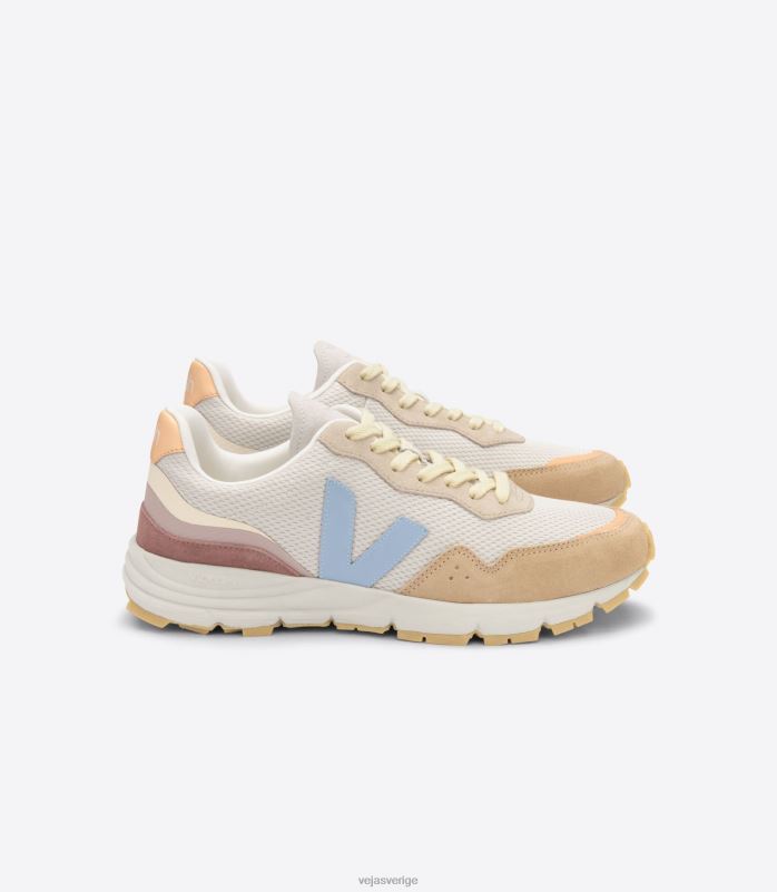 skor JP4FL294 kvinnor Veja X ba&sh naturstål