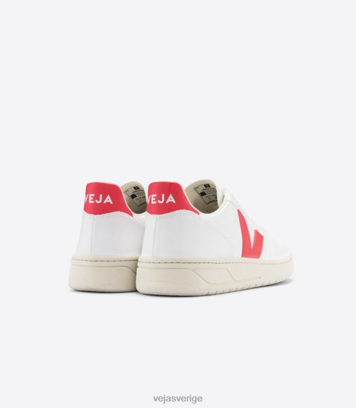 skor JP4FL299 kvinnor Veja v-10 cwl vit ros fluo