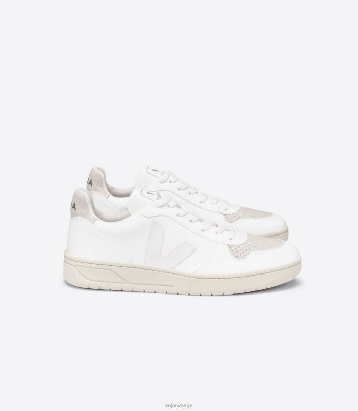 skor JP4FL300 kvinnor Veja v-10 cwl helvit naturell