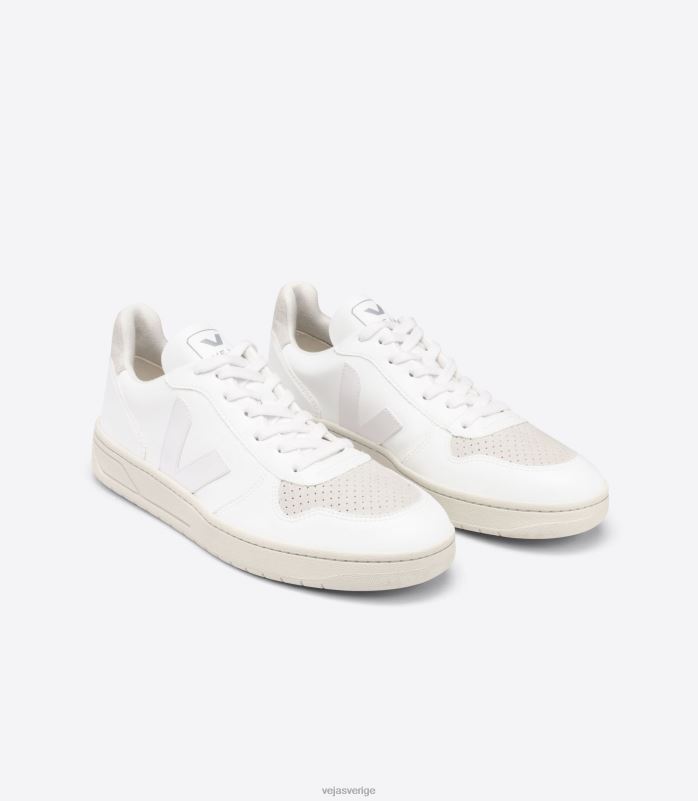 skor JP4FL300 kvinnor Veja v-10 cwl helvit naturell