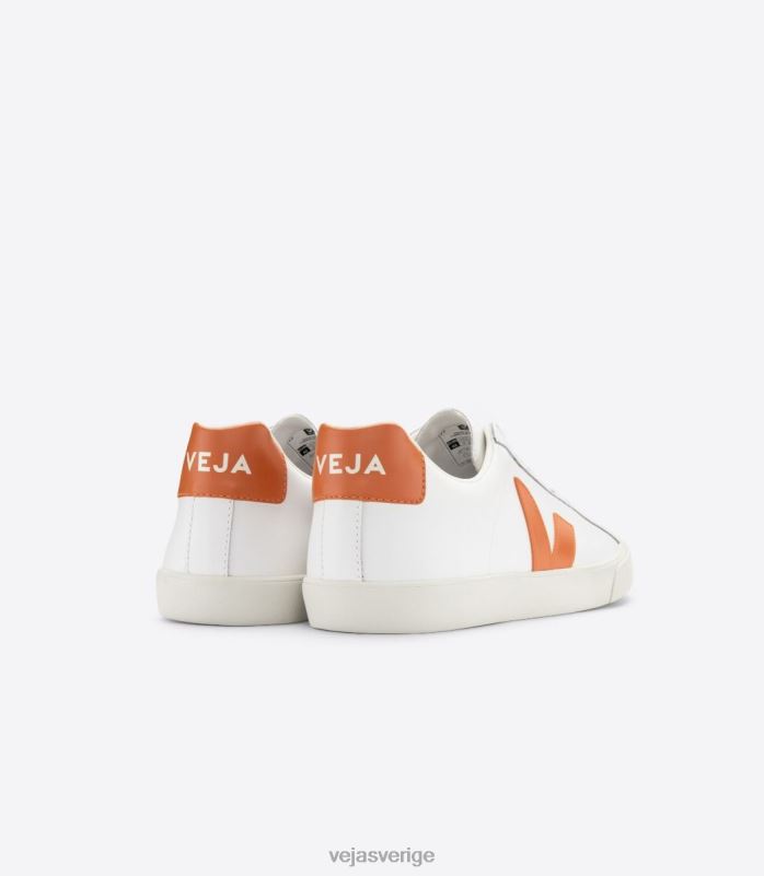 skor JP4FL93 män Veja esplar läder vit pumpa