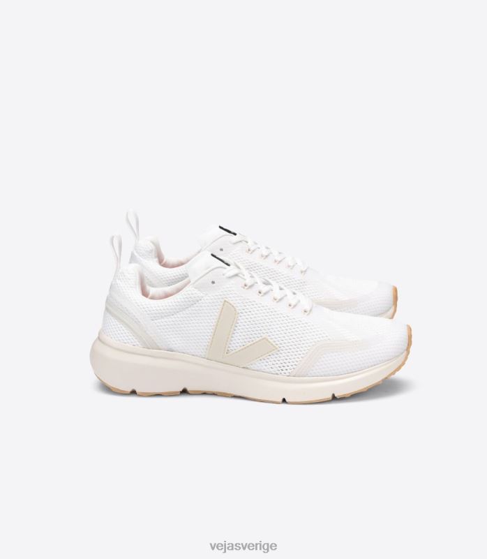 skor JP4FL185 män Veja condor 2 alveomesh vit pierre