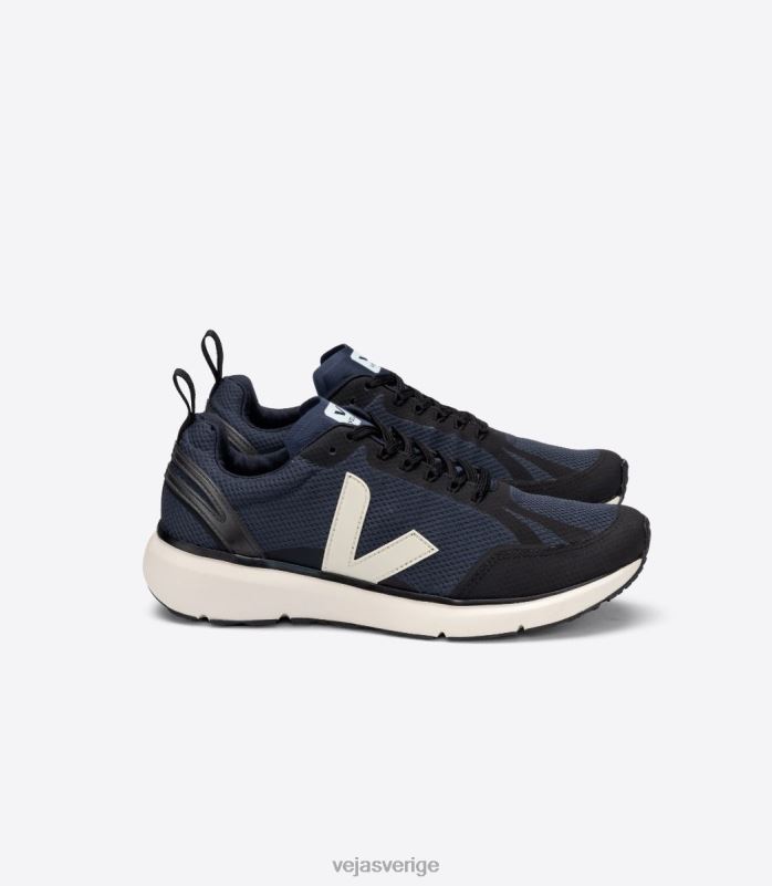 skor JP4FL188 män Veja condor 2 alveomesh nautico pierre svart