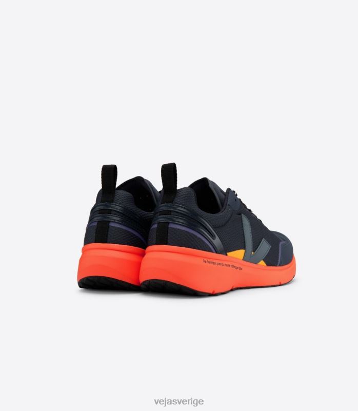 skor JP4FL197 män Veja X condor 2 ciele nautico orange fluo