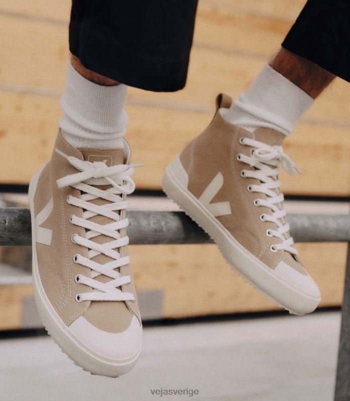 skor JP4FL153 män Veja nova ht canvas dune pierre