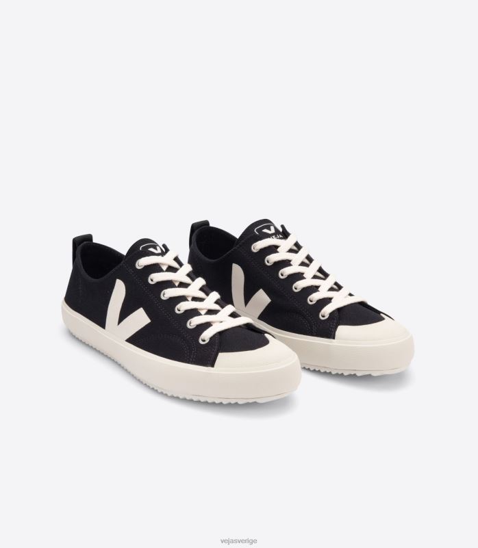 skor JP4FL156 män Veja nova canvas svart pierre