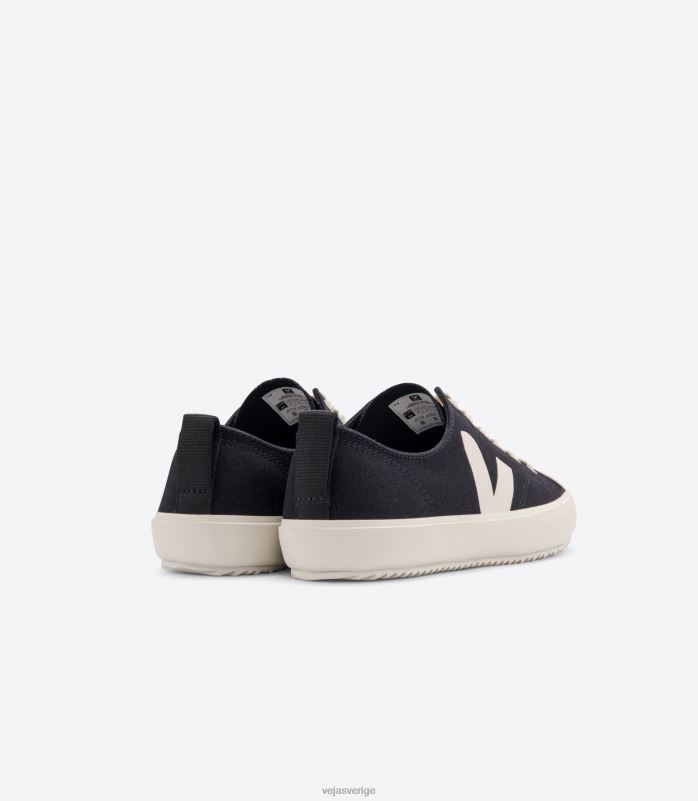 skor JP4FL156 män Veja nova canvas svart pierre