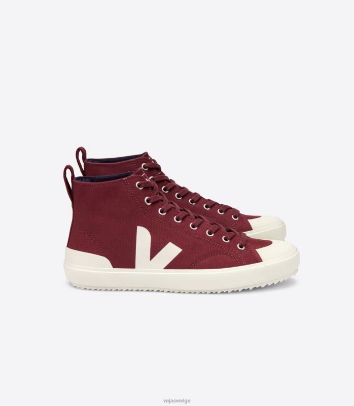 skor JP4FL158 män Veja nova ht canvas amarante pierre