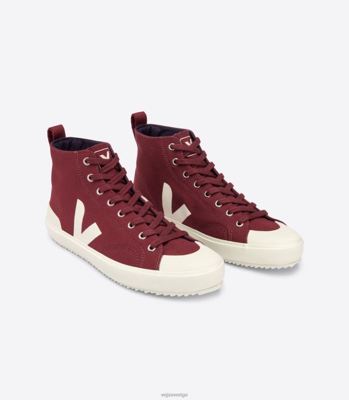 skor JP4FL158 män Veja nova ht canvas amarante pierre