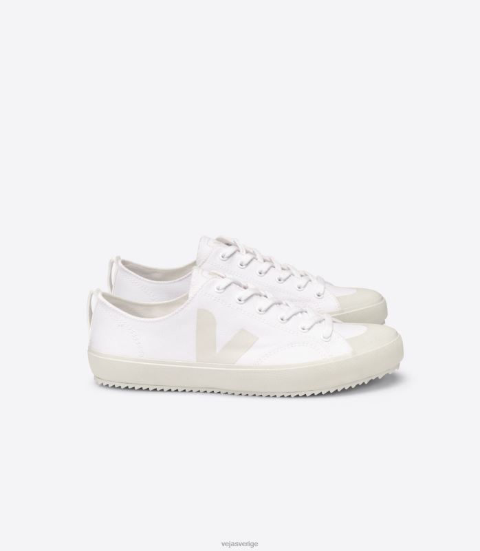 skor JP4FL160 män Veja nova canvas vit pierre