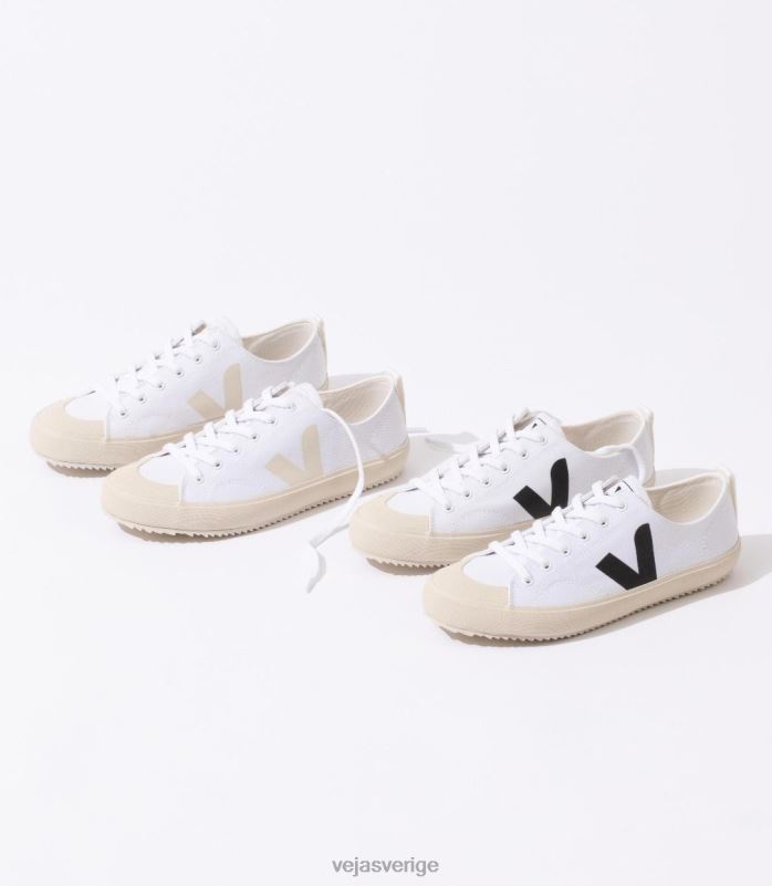 skor JP4FL160 män Veja nova canvas vit pierre