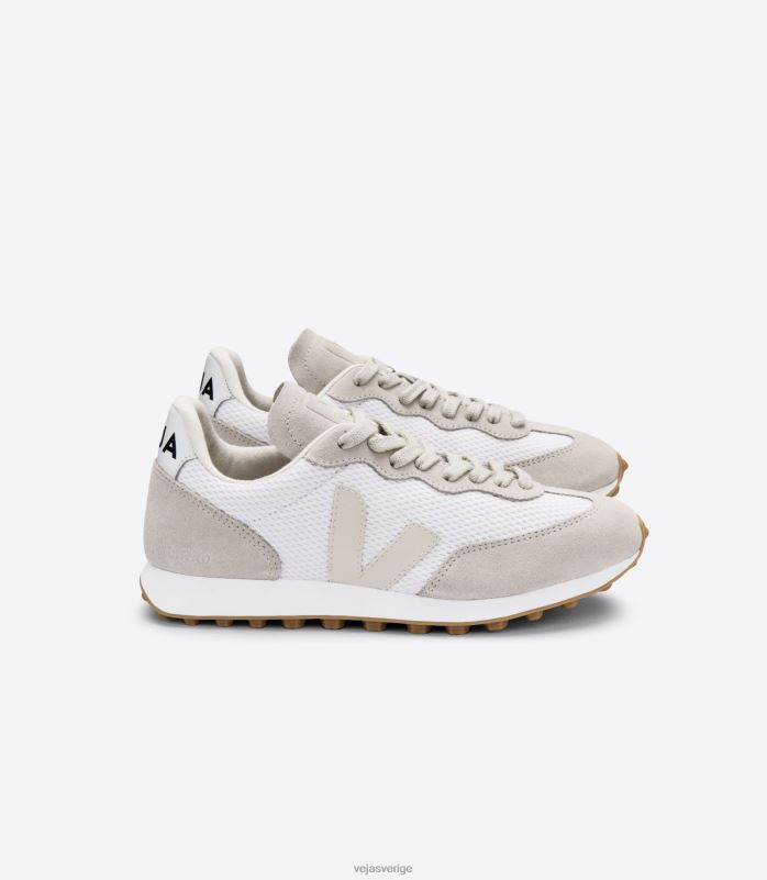 skor JP4FL96 män Veja rio branco alveomesh vit pierre naturell