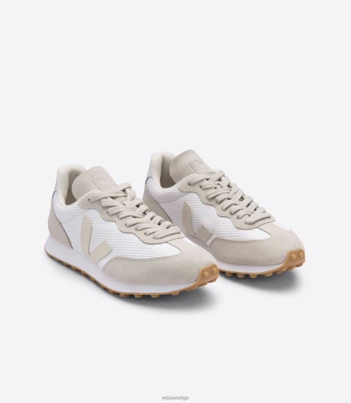 skor JP4FL96 män Veja rio branco alveomesh vit pierre naturell