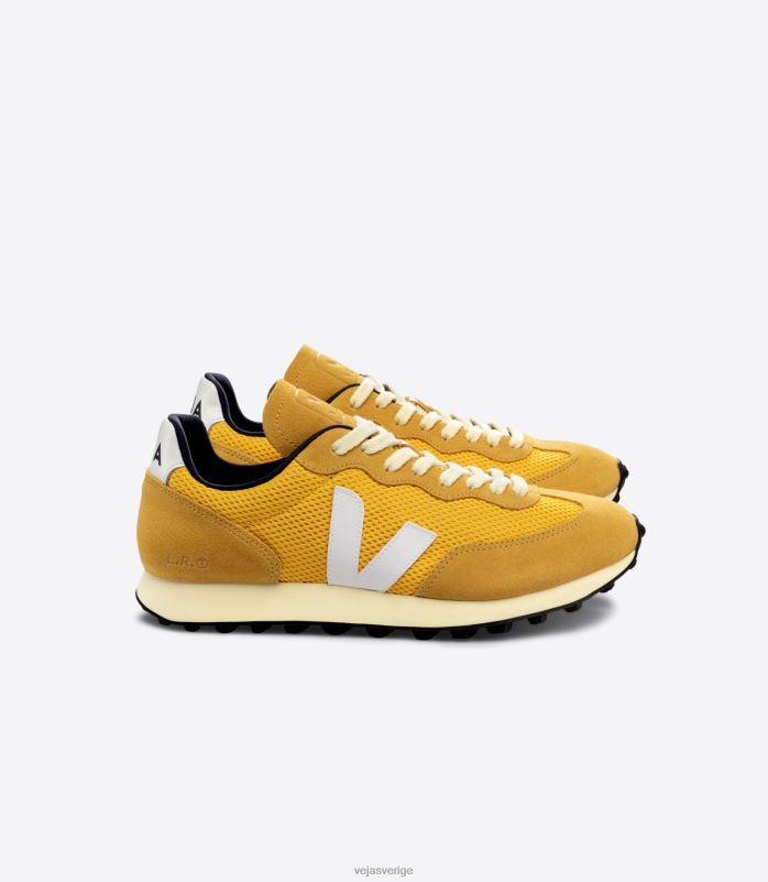skor JP4FL97 män Veja rio branco alveomesh ouro vit
