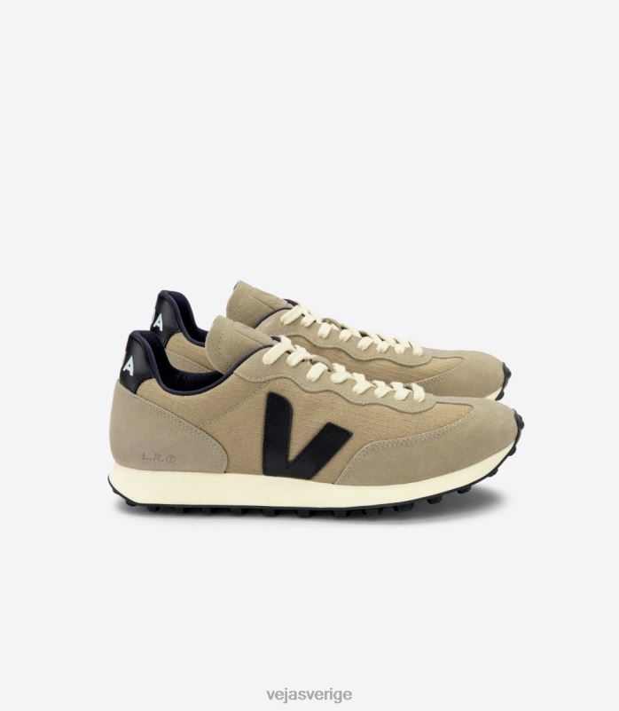 skor JP4FL98 män Veja rio branco ripstop dune svart