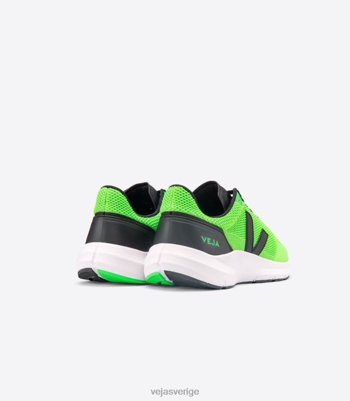 skor JP4FL206 män Veja marlin v-stickat vert fluo svart