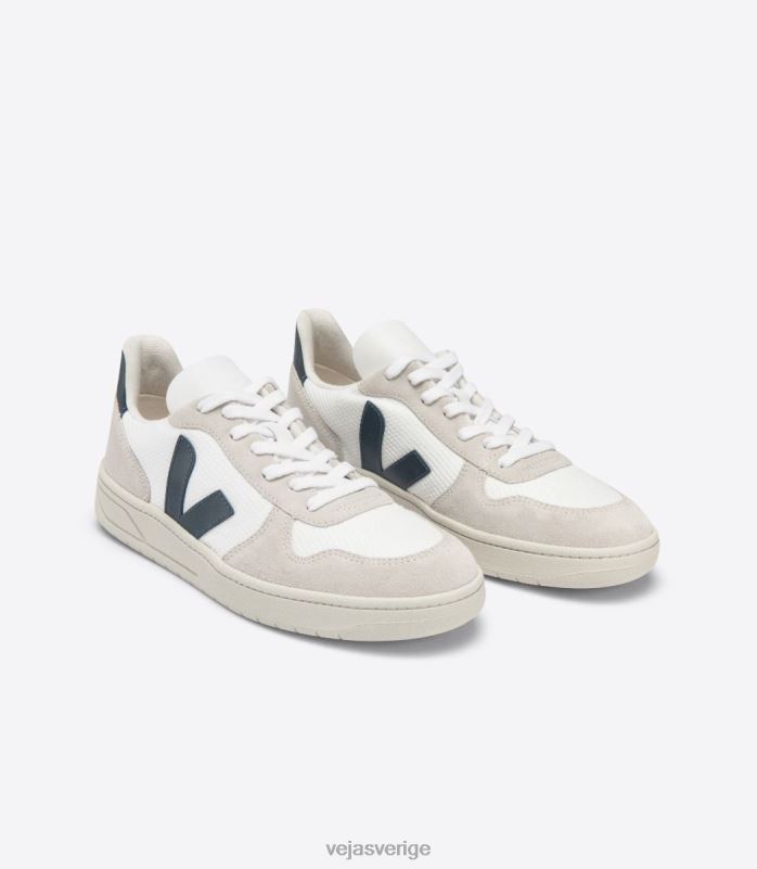 skor JP4FL46 män Veja v-10 b-mesh vit nautico
