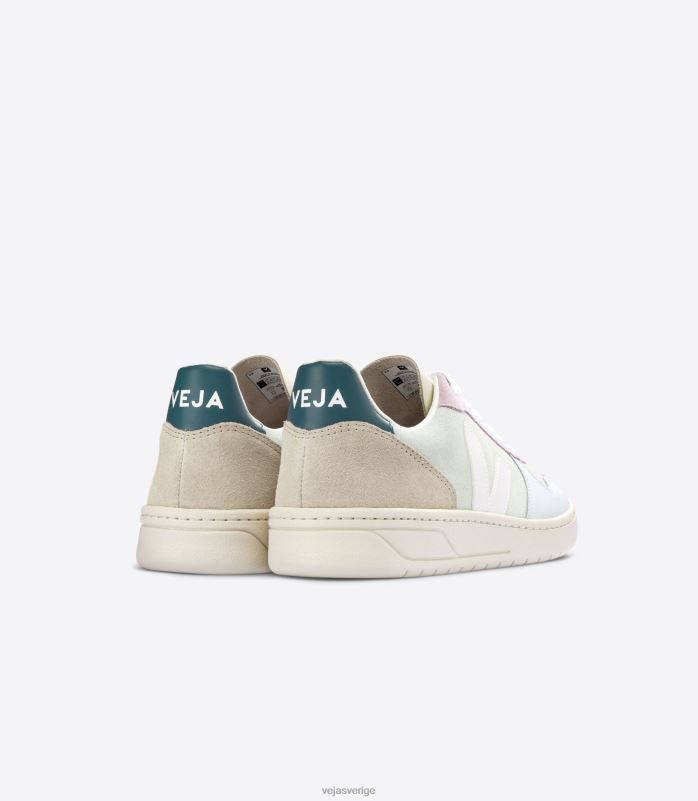 skor JP4FL53 män Veja v-10 mocka jade vit multico