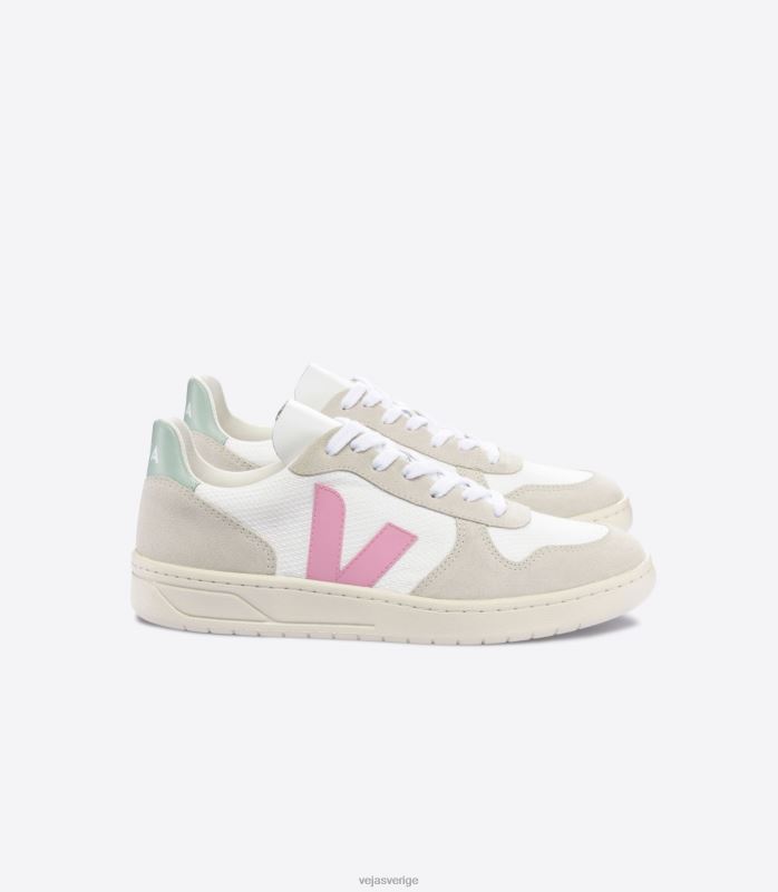 skor JP4FL56 män Veja v 10 b-mesh vit guimauve matcha