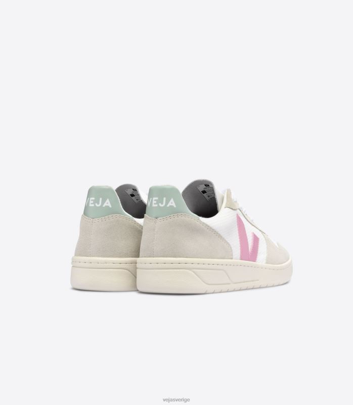 skor JP4FL56 män Veja v 10 b-mesh vit guimauve matcha