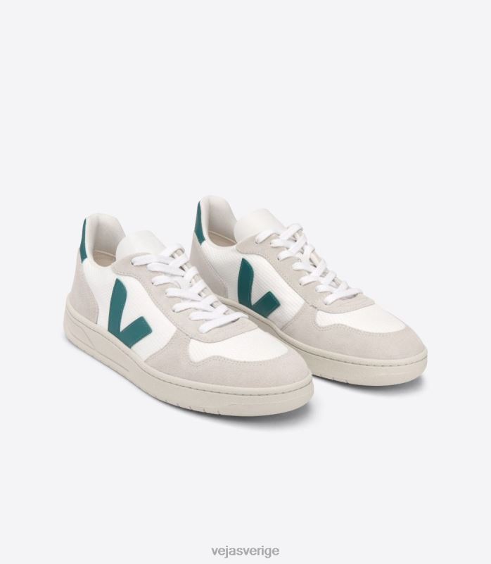 skor JP4FL58 män Veja v-10 b-mesh vit brittany