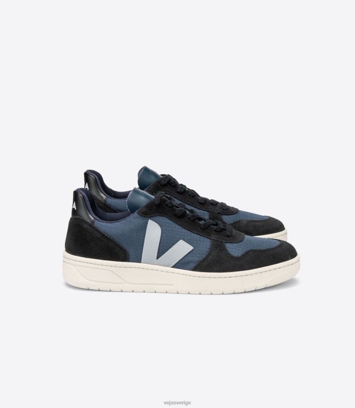 skor JP4FL62 män Veja v-10 ripstop nautico oxford grå svart