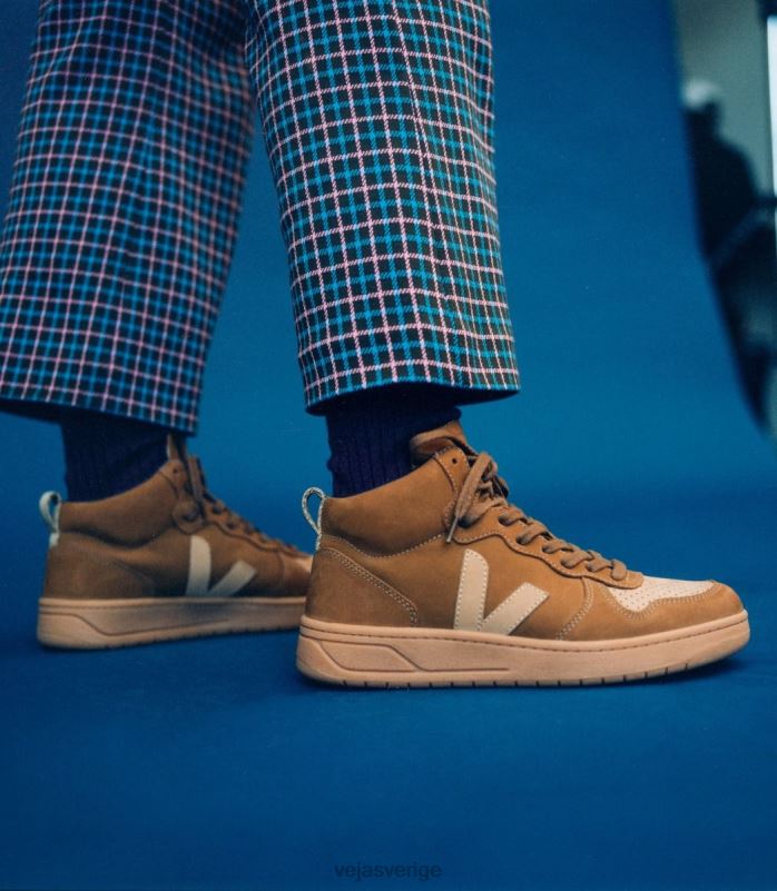 skor JP4FL84 män Veja v-15 nubuck kamelöknen