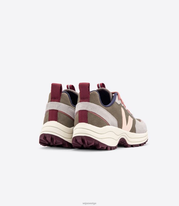 skor JP4FL183 män Veja venturi mocka kaki sable oxford grå
